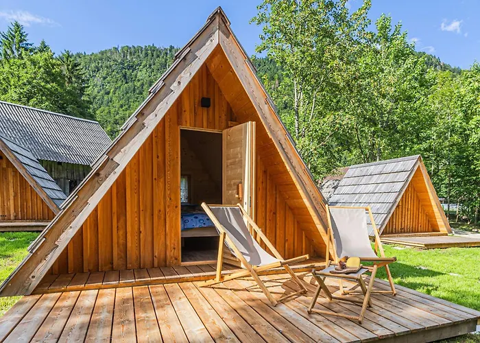 Luxusní stan Glamping Radovna Pr' Klemenak Zgornje Gorje